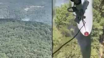 Edremit'te orman yangını ! Yıldırımın neden olduğu değerlendiriliyor