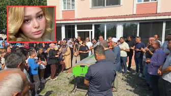 Samsun'da kazada hayatını kaybeden 18 yaşındaki Esra defnedildi