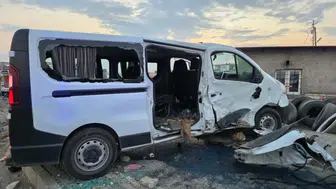 Batman'da 2 minibüs çarpıştı : Çok sayıda yaralı var