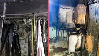 Adana'da gelinlikçi dükkanı kundaklandı : İşletmeci, eşinden şikayetçi oldu