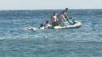 Boğulma tehlikesi geçiren kadın kurtarıldı