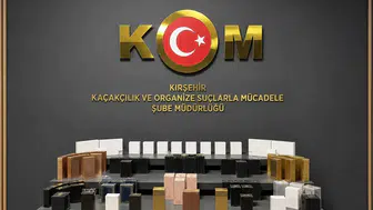 Kırşehir'de kaçakçılık : 79 adet kaçak parfüm ele geçirildi