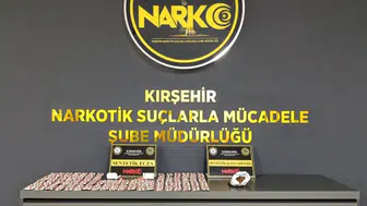 Kırşehir’de uyuşturucu operasyonu : 978 sentetik hap ele geçirildi