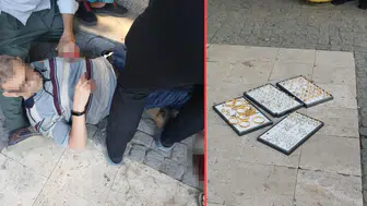 Manisa'da kuyumcuya silahlı soygun girişimi : 2 yaralı