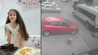 8 yaşındaki Dolunay'ın öldüğü kazanın görüntüleri ortaya çıktı