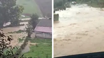Sakarya Kaynarca'da şiddetli sağanak sel getirdi