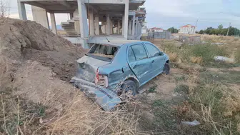 Karaman’da pikap ile otomobil çarpıştı