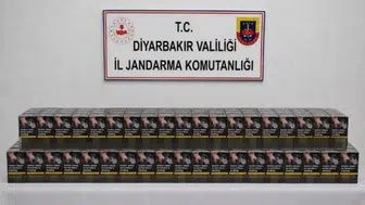 Diyarbakır'da kaçakçılık operasyonu : 5 bin 239 paket sigara ve 2 bin 45 paket ısıtılmış tütün ele geçirildi