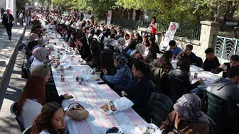 Erzincan'da üniversite öğrencilerine yöresel ürünlerle 'Hoş Geldiniz' kahvaltısı