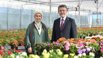 Emine Erdoğan Milli Botanik Bahçesi’nde