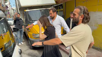 Samsun İlkadım'da intihar girişimi : 22 yaşındaki ABD vatandaşı kadın çatıdan indirildi