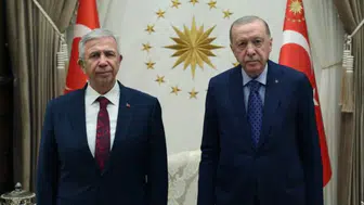 Cumhurbaşkanı Erdoğan, Mansur Yavaş'ı kabul etti