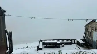 Rize Çamlıhemşin ilçesinde kar yağışı