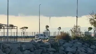 İstanbul'da sabah saatlerine hortum görüldü