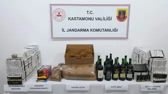 Kastamonu'da kaçakçılık operasyonu : 10 litre sahte içki ele geçirildi