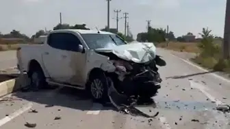 Aksaray'da traktör ile pick-up çarpıştı: Kazada 2 yaralı