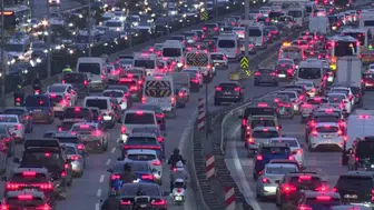 İstanbul trafik yoğunluğu yüzde 85'e ulaştı