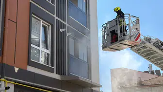 Bolu'da evde çamaşır makinesi alev aldı : Mahallede panik yaşandı