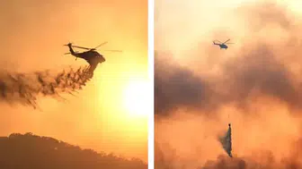 ABD'de yangınla mücadele sırasında facia : 2 pilot hayatını kaybetti