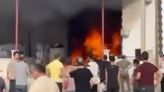 Denizli'de iş yerinde yangın: Bölgeye ekipler sevk edildi