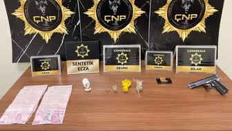Çanakkale'de polis denetimi : 16 aranan şüpheli yakalandı, 8'i tutuklandı
