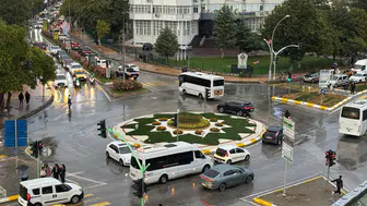 Edirne’de sağanak yağış etkili oldu :