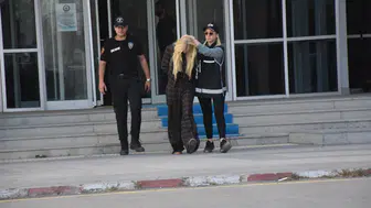 Vanlı Kara Haydar'ın fenomen eşi Çağla Öz adliyeye sevk edildi
