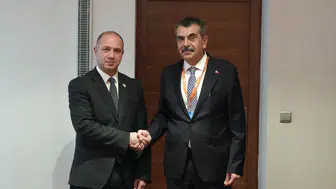Bakan Tekin, Kırgız mevkidaşı Kendirbaeva ile görüştü