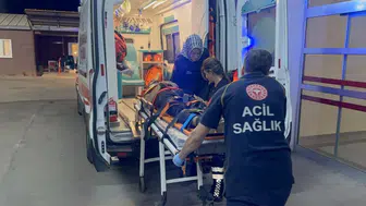 Adıyaman'da otomobille çarpışan motosiklet sürücüsü yaralandı