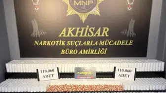 Manisa'da 110 bin uyuşturucu hap ele geçirildi : 2 tutuklama
