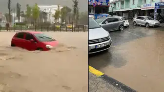 Sakarya'da şiddetli sağanak yağış: Akyazı ve Ferizli'de heyelan ile su baskınları meydana geldi