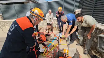 Elazığ’da kuyuya düşen şahıs AFAD ekiplerince kurtarıldı