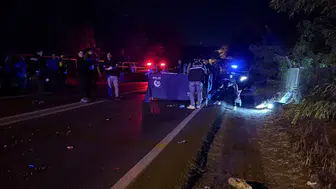 Tekirdağ’da feci kaza : Devrilen motosiklet otobüsün altına girdi