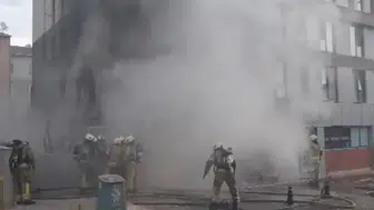 Pendik'te iş yeri yangını