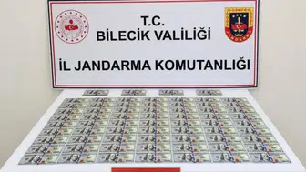 Bilecik'te araçtan 202 sahte dolar çıktı : 2 şüpheli yakalandı