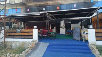 Siirt Üniversitesi yakınındaki kafede yangın