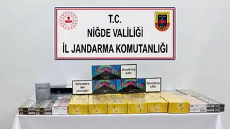 Niğde’de kaçak sigara operasyonu : 300 paket ele geçirildi