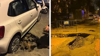 Fatih'te sağanak sonrası inanılmaz olay