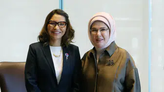 Emine Erdoğan, Brezilya Devlet Başkanı'nın eşi Silva ile görüştü