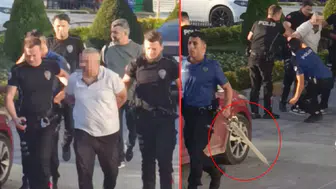 Kastamonu Belediyesi'ni silah ve kılıçla bastı