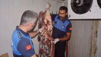 Şanlıurfa’da 315 kilo bozuk ve tarihi geçmiş et bulundu