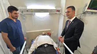Konya'da trafik kazası : 73 yaşındaki Kıbrıs gazisi yaralandı