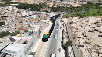 Şanlıurfa'da tarihi güzergaha sıcak asfalt : 4 kilometrelik yol yenileniyor