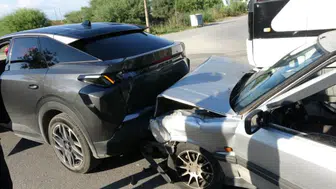 Manavgat'ta otomobil kazası : 1 kişi yaralandı