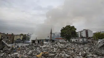 Ankara Altındağ'da kentsel dönüşüm bölgesinde yangın