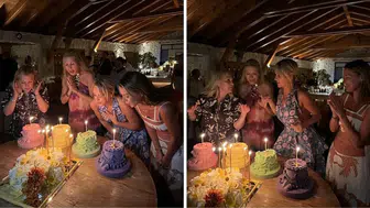 Arzu Sabancı ve Aslı Gümüşel’den doğum günü partisinde dans şovu