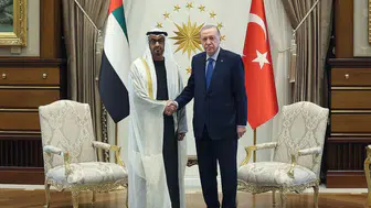 Cumhurbaşkanı Erdoğan, BAE Devlet Başkanı ile görüştü