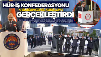 Hür-İş Konfederasyonu 1. Olağan Genel Kurulu'nu gerçekleştirdi