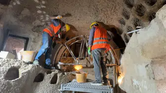 Kapadokya’da peri bacaları için koruma çalışması : 5 oluşuma daha müdahale edildi