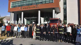 Bitlis Valiliği'nde yangın tatbikatı yapıldı